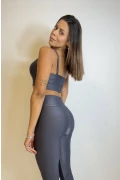 Conjunto calça basic Grafite