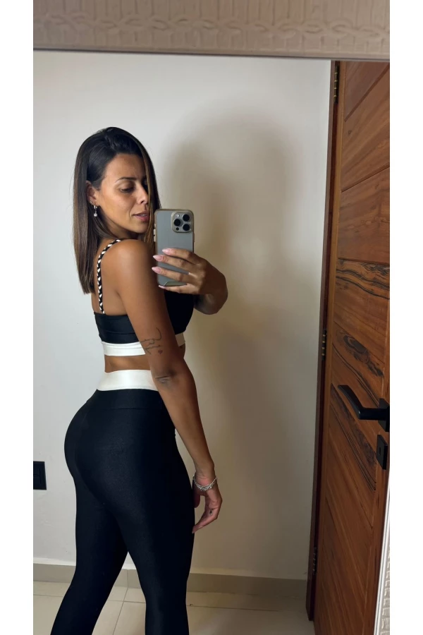 Conjunto calça bicolor lift 