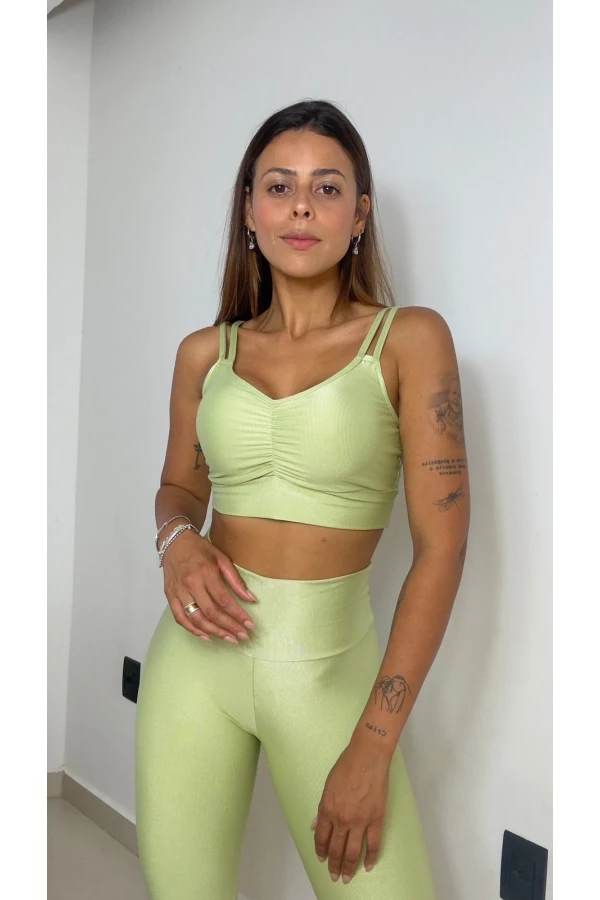 Conjunto calça basic Pistache