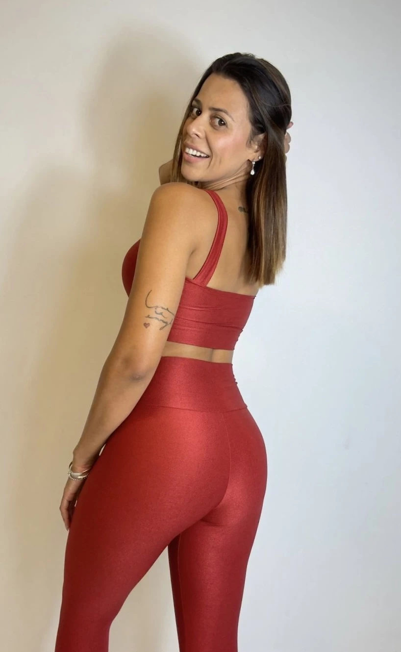 Conjunto calça basic lady tomate